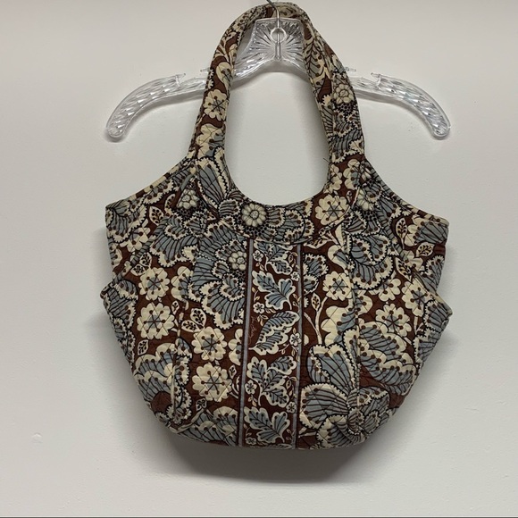 Vera Bradley Handbags - Vera Bradley Slate Blooms Side By Side Tote Shoulder Bag Crafts/Repairs